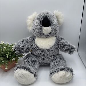 Build A Bear Koala Bear Plush Gray White Stuffed Animal 15” Soft Nose Toy Preown